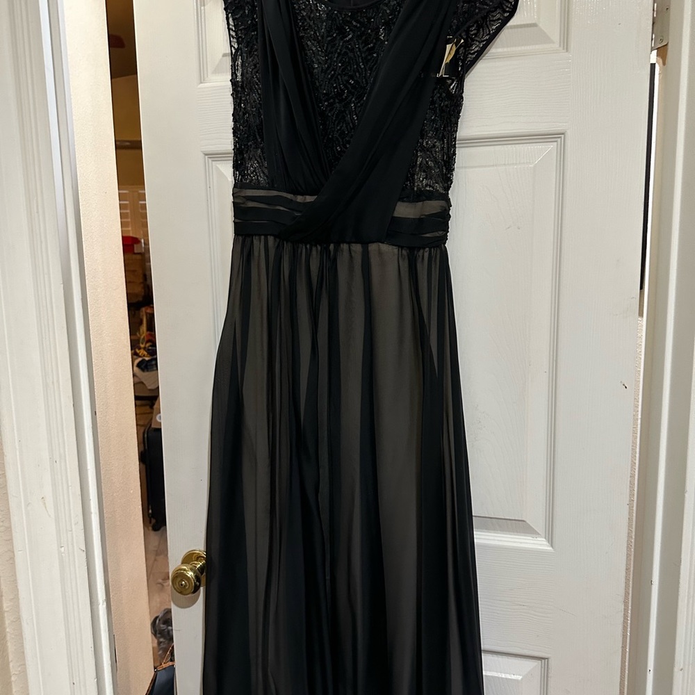 NWT ABS black formal dress